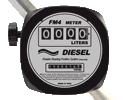 Mechanical flow meter for diesel tubo 45