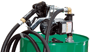stazione travaso gasolio a 230V per fusto 