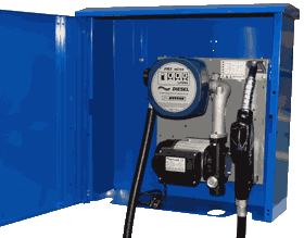 distributore per gasolio a 230V per cisterne e serbatoi